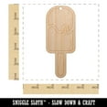 thumbnail image 2 of Popsicle Ice Cream on Stick Summer Wood Holiday Christmas Tree Ornament Unfinished DIY Pre-Drilled Craft, 2 of 7