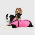 thumbnail image 4 of Dog Winter Coat, 3 in 1 Winter Jacket for Dogs, Furry Dog Jacket with Harness, Waterproof Windproof DogSnow Jacketwith Zipper, for Small Medium Large Dogs/Cats (Blue,5XL), 4 of 9