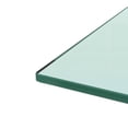 thumbnail image 4 of O'Force Rectangle Black Glass Coffee Table, Clear Coffee Table, Modern Side Center Tables for Living Room, 4 of 7
