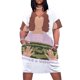 thumbnail image 1 of Vestido holgado con bolsillos para mujer traje elegante de boda con cita de escena de sandía para bebé, 1 of 6