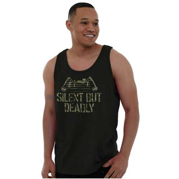 Silent Deadly Outdoor Hunting Nature Tank Top T Shirts Men Women Brisco Brands S