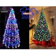 thumbnail image 2 of Cascading Twinkle Lights for Christmas Tree, Twinkle Christmas Tree Waterfall Fairy Lights, with 600 Light Cascading Tree Lights for Indoor Outdoor Christmas Tree Lights, 2 of 5