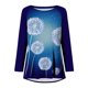 thumbnail image 4 of Ichuanyi liquidación mujer camisas casuales de manga larga estampado de cuello redondo tops sueltos ICHUANYI WER202308210657, 4 of 5