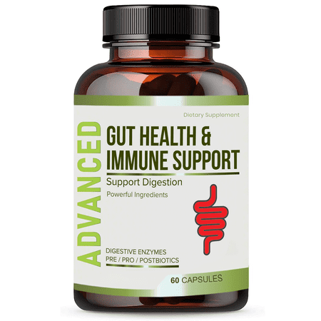 Gut Health for Women and Men & Immune Support w Probiotic, Prebiotic, Postbiotic & Digestive Enzymes by NutraPro