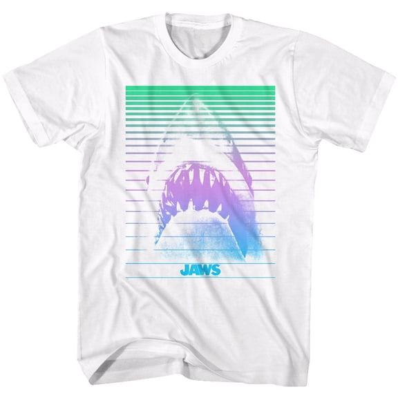 Jaws Blinds White Adult T-Shirt 4Xl