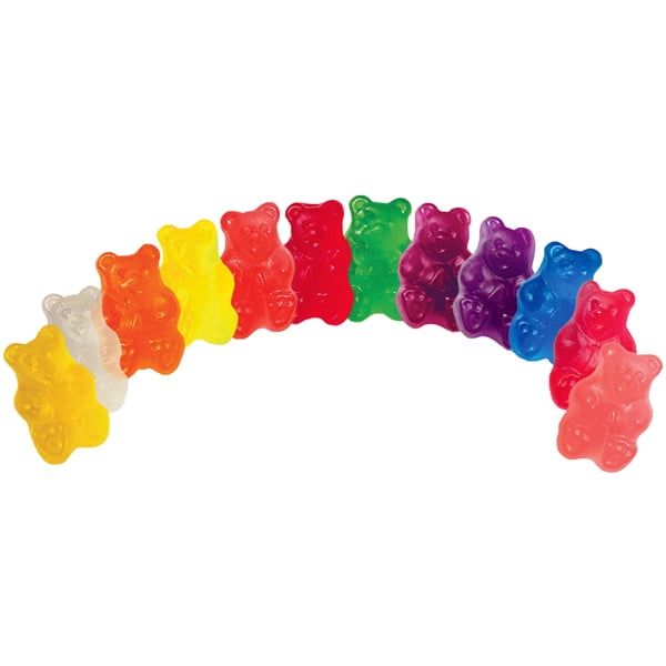 12 Colors / Flavors Gummy Bears by the pound or in bulk