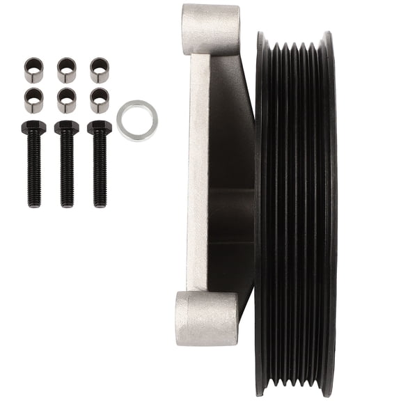 ECCPP A/C Compressor Bypass Pulley 34202 Durable Replacement for Smooth AC Performance Fits 1989-1993 for Buick Century 3.3L