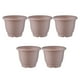 thumbnail image 1 of Yuarrent Macetas ligeras y portátiles de PP, 5 uds., todas las necesidades de jardinería, macetas de flores para interiores y exteriores, Jardín y Patio rosa 25.5*20*14.8 cm, 1 of 6