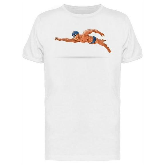 Swimmer Training T-Shirt Men -Image by Shutterstock, Male Large