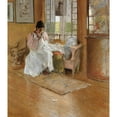 thumbnail image 2 of William Merritt Chase 20x22 Gold Ornate Framed and Double Matted Museum Art Print Titled - For the Little One (ca. 1896), 2 of 4