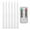E-6pcs, variant on 6pcs Led Candles Rechargeable Flameless Candle Battery Flickering Candles with Frosted Cups Charging Base Gift Decoration for Party Holiday Christmas