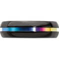 thumbnail image 5 of Titanium Edward Mirell Black Ti Multi-Colored Anodized 7mm Band (Size 12) Made In United States emr321-12, 5 of 6