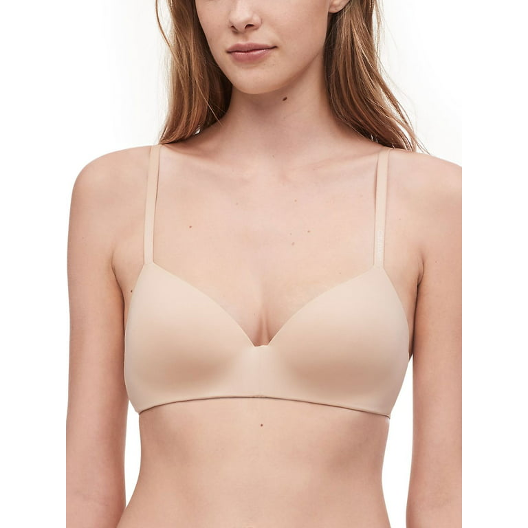 Calvin Klein Women's Form Lightly Lined Demi, Bare, 34A 