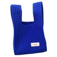 thumbnail image 1 of Bolso de hombro de punto Bolso de mano moderno Bolso de hombro versátil y versátil Azul, 1 of 9
