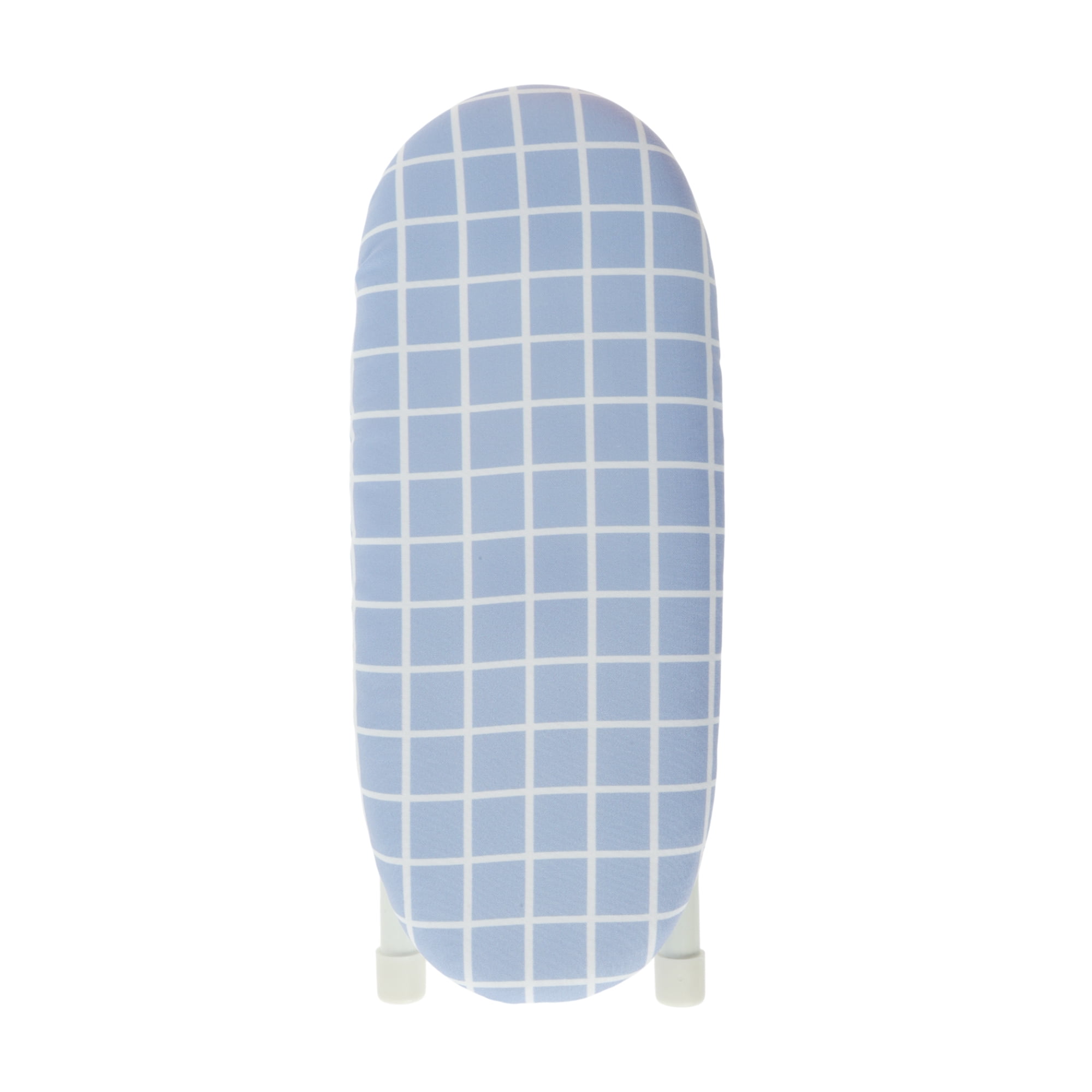 Unique Bargains Foldable Mini Ironing Board Small Travel Gray Blue