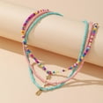 thumbnail image 4 of Bangcool Perle Collier Mignon Réglable 3PCS Élégant Pendentif Collier Bohème, 4 of 10