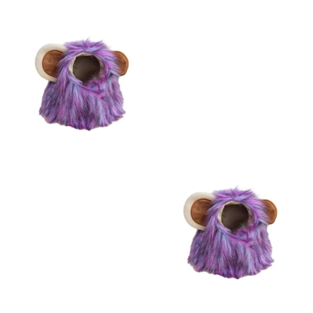 Billuyoard Peluca de melena de león y cómoda para perros y gatos, peluca bonita de melena de león para gato de Halloween, fácil de usar Type1 NO1