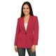 thumbnail image 1 of Saco largo de Mujer Elegante Atemporal Rojo Chica, 1 of 3