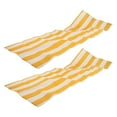 thumbnail image 4 of 1Pcs Beach Chair Cover Beach Lounger Replacement Cloth Polyester Fabric 120X45Cm White And Blue Striped Picnic Chairs Cover, 4 of 6