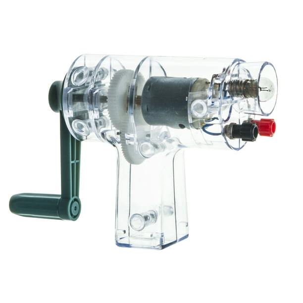 Hand Crank 12V DC - Light Bulb Lead Binding - Eisco Labs - Walmart.com
