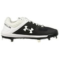 thumbnail image 6 of New Under Armour Yard Low ST Mens Size 9 Black/White Baseball Cleats, 6 of 6
