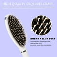 thumbnail image 5 of Hair Brush Boar Bristle Hair Brushes for Women Kids Thick Curly Wet Dry Hair, Detangling Brush Adds Shine, 5 of 8