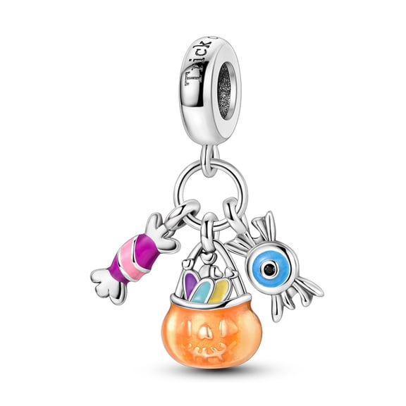 Halloween Candy Pendant Charm, Compatible with Most Bracelet, Charm for Bracelet