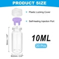 thumbnail image 2 of Uxcell Clear Glass Sample Vials, Liquid Bottles 20pack Purple 10ml, 2 of 7