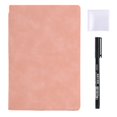 thumbnail image 1 of Carnet Tableau Blanc Réutilisable A5 avec Couverture en PU Renforcée / Bloc-Notes Portable Effaçable à Sec avec Marqueurs à Fort Contraste / Tableau Effaçable Anti-Ghosting pour Usage Professionnel à la Maison et au Bureau, 1 of 8
