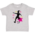 thumbnail image 3 of Inktastic Girl Playing Soccer- Pink and Yellow Stars Girls Baby T-Shirt, 3 of 5