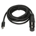 USB C to XLR Female Cable Low Noise HIFI Plug and Play USB C Microphone