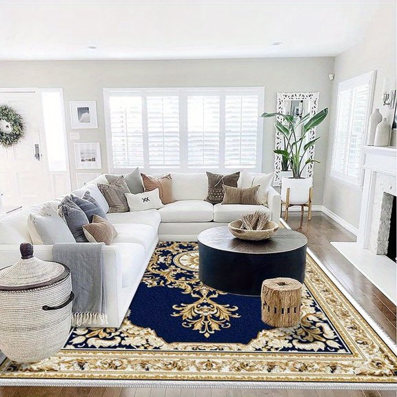 5.3'x7.5' large carpet for bedroom carpet for dining room table area rug non slip fuzzy area rug play area rug
