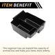 thumbnail image 5 of Bandeja organizadora de consola central Unique Bargains para Jeep Wrangler JK JKU Rubicon Sport 2011-2018, bandeja de inserción de almacenamiento para reposabrazos, plástico negro y blanco, 5 of 6