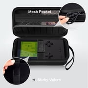 Hard Case Compatible with Analogue Pocket Handheld Game Console, Portable Mini Game Player Storage Bag for Video Games Cards, Charging Cable and Accessories-Black