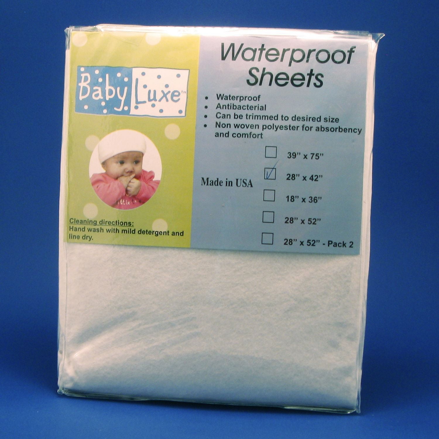 Babyluxe Waterproof Pack n Play Sheet - 28" x 42" - Walmart.com