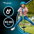 thumbnail image 5 of Flybar Jolt Pogo Stick for Kids, Perfect for Beginners w/ Foam-Covered Metal Frame, Handles & Padding, Non-Slip Foot Pads, Wide Tip, Outdoor Active Play Toy for Boys & Girls, Ages 6+, Retro Rocket LE, 5 of 7