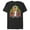 Black, variant on Men's Lion King Rafiki Geometric Rainbow  Graphic Tee White Medium