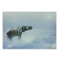 thumbnail image 3 of Mystic Cutting Board, Elephant Standing in the Clouds Freedom Metaphor Blessedimal Strength Concept, Decorative Tempered Glass Cutting and Serving Board, in 3 Sizes, by Ambesonne, 3 of 5