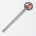 thumbnail image 2 of Coral Elegant Silver Lace-Edged Bookmark: Gift for Book Lovers and Reading Enthusiasts, 2 of 5
