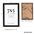 thumbnail image 4 of Decorebay Home Aluminum Picture Photo Frame (Black), 4 of 9