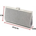 thumbnail image 2 of PIKADINGNIS Women Evening Clutch Purse Bag Crossbody Shoulder Handbag Bridal Rhinestone Wedding Party Cocktail Prom Club Bag, 2 of 6