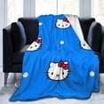 thumbnail image 6 of Hello Kitty Throw Blanket, Cozy Flannel Blankets For Boys Girls, Super Soft Warm Blanket For Couch Sofa Bed, 6 of 9