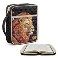 thumbnail image 2 of Pzuqiu Lion Bible Book Holder Bag for Women Large Bible Cover Church Bag Tote Bags Quilted Bibles Protective with Durable Handle&Pocket Ideal for Baptism Christenings, 2 of 7