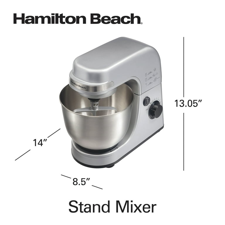 Hamilton Beach Stand Mixer, 4 Quart, 7 Speeds, Tilt-Head Hamilton Beach Stand Mixer, 4 Quart, 7 Speeds, Tilt-Head