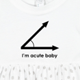 thumbnail image 4 of Inktastic I'm Acute Baby Funny Math Pun Girls Baby Dress, 4 of 5