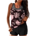 thumbnail image 1 of Bikinis Sets for Women Conservative Print Strappy Back Set Two Piece Swimsuits Swimdress, 1 of 1