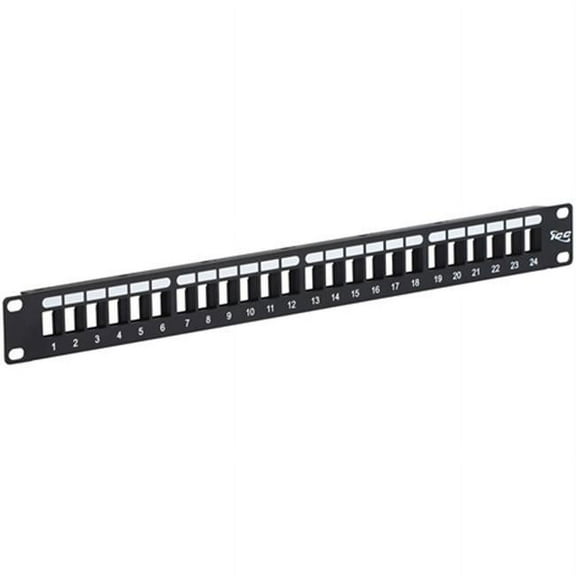 ICC IC107BP241 24-Port Blank HD Patch Panel, 1 Rms