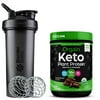 Orgain Plant Based Protein Meal Replacement Powder, Vanilla Bean (2.01 LB) with BlenderBottle Classic V2 28-Ounce Shaker Bottle for Protein Shakes, Black and Bonus Nutrition Basics Whisk Ball