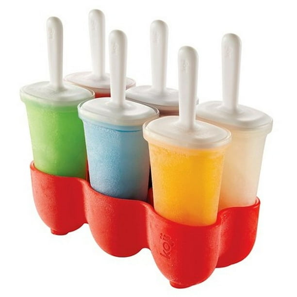 Zoku Koji KJ001 Ice Popsicle Molds, Red