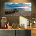 thumbnail image 1 of Design Art - Bateau à Rames Rouillé sur le Sable au Coucher du Soleil, 1 of 4